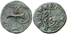 Tarragona. Mig senyal. (Cru.L. 2153) (Cru.C.G. 3868). 1,77 g. Escasa. MBC.