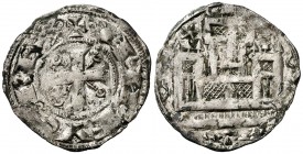 Alfonso VIII (1158-1214). Toledo o Burgos. Dinero. (AB. 186). 0,88 g. Ex Áureo 09/04/2003, nº 3498. Escasa. MBC.