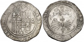 Reyes Católicos. Sevilla. 4 reales. (AC. 561). 13,65 g. Rara. MBC/MBC+.