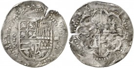 159(...). Felipe II. Toledo. M. 4 reales. (AC. 609). 12,36 g. Escudo entre / y . Leones y castillos. Ex Colección Princesa de Éboli, 20/10/2016, nº 28...