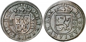 1606. Felipe III. Segovia. 8 maravedís. (AC. 329). 7,23 g. Atractiva. Escasa así. EBC-.