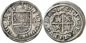 1628. Felipe IV. Segovia. P. 1 real. (AC. 788). 3,37 g. Buen ejemplar. MBC+.