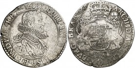 1633. Felipe IV. Amberes. 1 ducatón. (Vti. 1158) (Vanhoudt 645.AN). 32,04 g. MBC-.