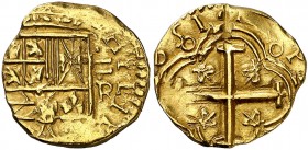 (1)651. Felipe IV. Santa Fe de Nuevo Reino. R. 2 escudos. (AC. 1809) (Tauler 156) (Restrepo M50-25). 6,69 g. Rayita, pero extraordinario ejemplar. Ex ...