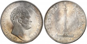 1834. Rusia. Nicolás I. 1 rublo. (Kr. 169). 21,02 g. AG. Bella. Brillo original. Rara. EBC+.