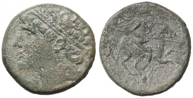 GRECHE - SICILIA - Siracusa - Gerone II (274-216 a.C.) - AE 27 - Testa diademata...
