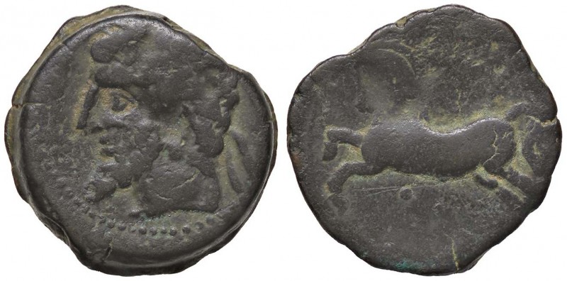 GRECHE - NUMIDIA - Micipsa (148-118 a.C.) - AE 27 - Testa laureata di Masinissa ...