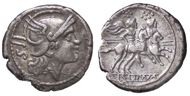 ROMANE REPUBBLICANE - ANONIME - Monete senza simboli (dopo 211 a.C.) - Sesterzio...