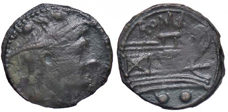 ROMANE REPUBBLICANE - ANONIME - Monete senza simboli (dopo 211 a.C.) - Sestante ...