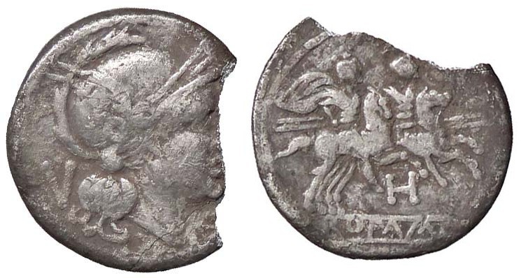 ROMANE REPUBBLICANE - ANONIME - Monete con simboli o monogrammi (211-170 a.C.) -...