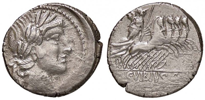ROMANE REPUBBLICANE - VIBIA - C. Vibius C. F. Pansa (90 a.C.) - Denario - Testa ...