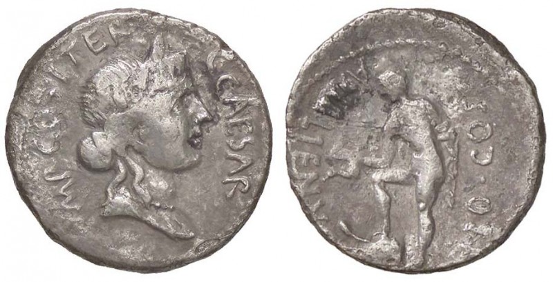 ROMANE IMPERIALI - Giulio Cesare († 44 a.C.) - Denario - Testa di Venere a d. /R...