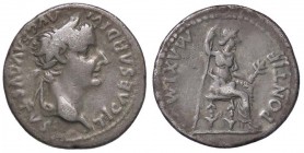ROMANE IMPERIALI - Tiberio (14-37) - Denario - Testa laureata a d. /R Livia seduta a d. con scettro e ramoscello C. 16; RIC 3 (AG g. 3,67)
BB