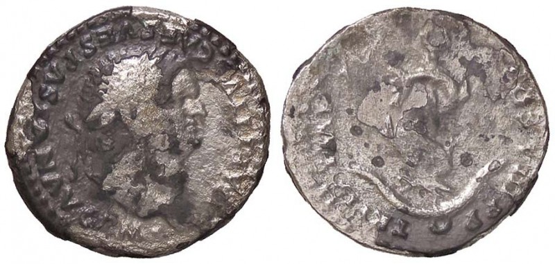 ROMANE IMPERIALI - Tito (79-81) - Denario - Testa laureata a d. /R Ancora con at...