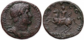 ROMANE IMPERIALI - Adriano (117-138) - Sesterzio - Testa laureata a d. /R Adriano a cavallo a s. C. 592 (AE g. 26,36)
BB