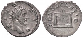 ROMANE IMPERIALI - Antonino Pio (138-161) - Antoniniano (Restituzione di Traiano Decio) - Testa radiata a d /R Altare acceso C. 1189 (AG g. 4,04)
BB+