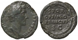 ROMANE IMPERIALI - Antonino Pio (138-161) - Asse - Testa laureata a d. /R Scritta entro corona C. 791; RIC 827a (AE g. 10,08)
BB/BB+