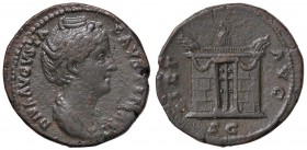 ROMANE IMPERIALI - Faustina I (moglie di A. Pio) - Asse - Busto drappeggiato a d. /R Altare C. 258 NC (AE g. 10,64)
BB-SPL