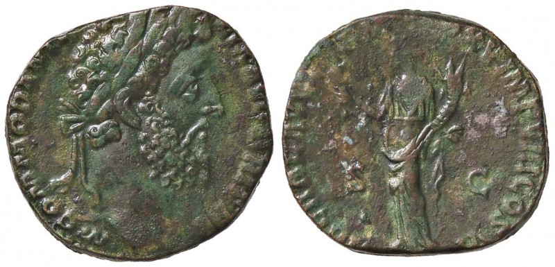 ROMANE IMPERIALI - Commodo (177-192) - Sesterzio - Testa laureata a d. /R La Lib...