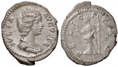 ROMANE IMPERIALI - Giulia Domna (moglie di S. Severo) - Denario - Busto drappeggiato a d. /R La Felicità stante a s. con caduceo e scettro C. 47; RIC ...