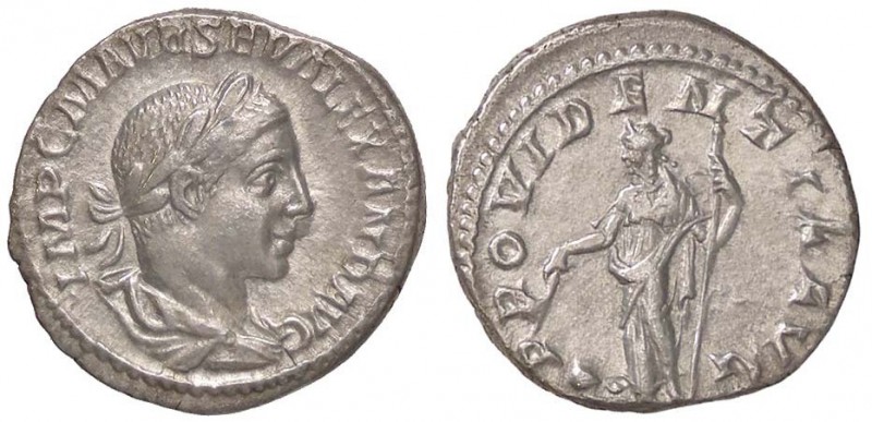 ROMANE IMPERIALI - Alessandro Severo (222-235) - Denario - Busto laureato e drap...