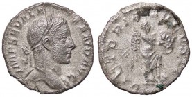 ROMANE IMPERIALI - Alessandro Severo (222-235) - Denario - Busto laureato a d. /R La Vittoria stante a d. scrive su uno scudo RIC 219 (AG g. 2,21)
BB...