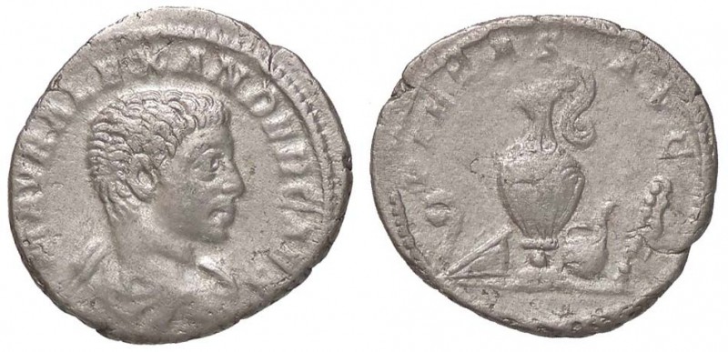 ROMANE IMPERIALI - Alessandro Severo (222-235) - Denario - Testa laureata a d. /...