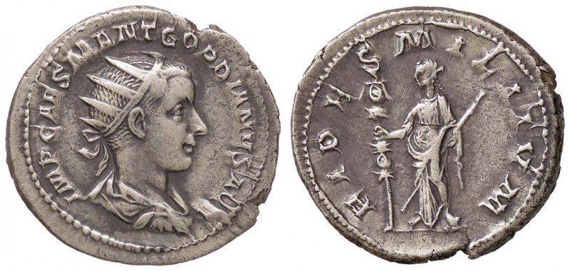ROMANE IMPERIALI - Gordiano III (238-244) - Antoniniano - Busto radiato e drappe...