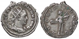 ROMANE IMPERIALI - Valeriano I (253-260) - Antoniniano - Busto radiato e drappeggiato a d. /R Apollo mezzo nudo stante a d. con il mantello svolazzant...