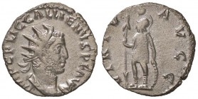ROMANE IMPERIALI - Gallieno (253-268) - Antoniniano - Busto radiato e drappeggiato a d. /R Il Valore in abiti militari stante a s. con scudo e scettro...