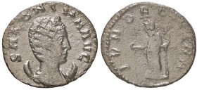 ROMANE IMPERIALI - Salonina (moglie di Gallieno) - Antoniniano - Busto diademato a d. su crescente /R Giunone Regina stante a s. con patera e scettro ...