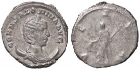 ROMANE IMPERIALI - Salonina (moglie di Gallieno) - Antoniniano - Busto diademato a d. su crescente /R Vesta stante a s. con patera e scettro trasversa...