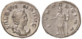ROMANE IMPERIALI - Salonina (moglie di Gallieno) - Antoniniano - Busto diademato a d. su crescente /R Giunone Regina stante a s. con patera e scettro ...