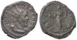 ROMANE IMPERIALI - Mario (268) - Antoniniano - Busto radiato e drappeggiato a d. /R La Felicità stante a s. con caduceo e cornucopia C. 13 (MI g. 2,39...