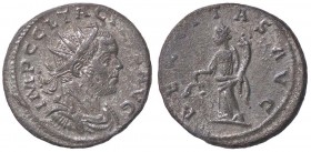 ROMANE IMPERIALI - Tacito (275-276) - Antoniniano - Busto radiato e drappeggiato a d. /R L'Equità stante a s. con bilancia e cornucopia C. 7 (MI g. 5,...