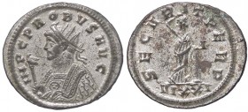 ROMANE IMPERIALI - Probo (276-282) - Antoniniano - Busto radiato a s. con mantello imperiale e scettro sormontato da aquila /R La Sicurezza stante a s...