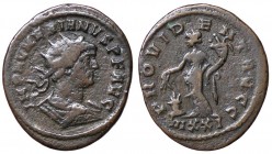 ROMANE IMPERIALI - Numeriano (283-284) - Antoniniano - Busto radiato e drappeggiato a d. /R La Provvidenza stante a s. con delle spighe e cornucopia; ...