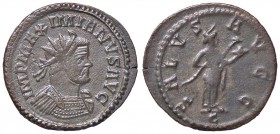 ROMANE IMPERIALI - Massimiano Ercole (286-310) - Antoniniano - Busto radiato e drappeggiato a d. /R La Salute stante a d. alimenta un serpente C. 516 ...