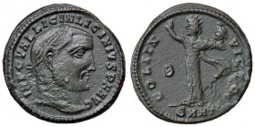 ROMANE IMPERIALI - Licinio I (308-324) - Follis (Heraclea) - Testa laureata a d. /R Il Sole stante a s. con la testa di Serapide (MI g. 4,73)
SPL