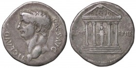 ROMANE PROVINCIALI - Claudio (41-54) - Cistoforo (Efeso) - Testa a s. /R Tempio tetrastilo, all'interno la statua di Diana RIC 118; RPC 2222 (AG g. 10...