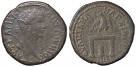 ROMANE PROVINCIALI - Caracalla (198-217) - AE 28 (Anchialus - Tracia) - Busto laureato e drappeggiato a d. /R Scritta entro corona (AE g. 15,58)
qBB