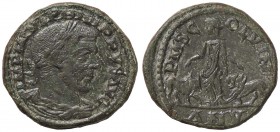 ROMANE PROVINCIALI - Filippo I (244-249) - AE 30 (Viminacium) - Busto laureato e drappeggiato a d. /R La Moesia stante tra toro e un leone; in esergo,...