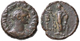 ROMANE PROVINCIALI - Probo (276-282) - Tetradracma (Alessandria) - Testa laureata a d. /R Elpis andante a s. con fiore Dattari 5533 (MI g. 6,72)
BB