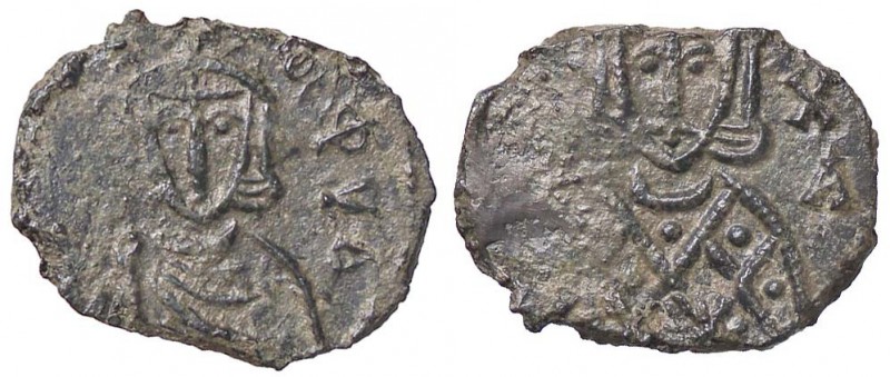 BIZANTINE - Michele I e Teofilo (811-813) - Follis (Siracusa) - Busto di Michele...