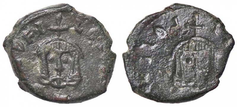BIZANTINE - Teofilo (829-832) - Follis (Siracusa) - Busto stante di fronte con l...