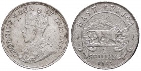 ESTERE - AFRICA ORIENTALE BRITANNICA - Giorgio V (1910-1936) - Scellino 1922 Kr. 21 AG Metallo poroso
BB+