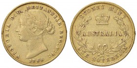 ESTERE - AUSTRALIA - Vittoria (1837-1901) - Sterlina 1866 Kr. 4 R (AU g. 7,93)
qBB