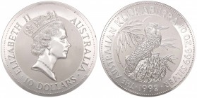 ESTERE - AUSTRALIA - Elisabetta II (1952) - 10 Dollari 1992 Kr. 180 AG 2.500 pezzi coniati
FS