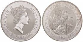 ESTERE - AUSTRALIA - Elisabetta II (1952) - 2 Dollari 1992 Kr. 179 AG
FS