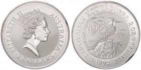 ESTERE - AUSTRALIA - Elisabetta II (1952) - 2 Dollari 1992 Kr. 179 AG
FS